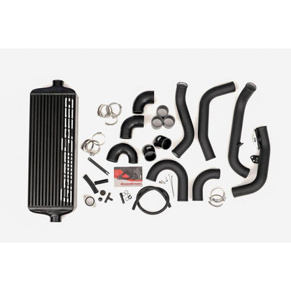 GrimmSpeed Front Mount Intercooler Kit Black Core w/ Black Piping - Subaru STI 2015 - 2020-090257-Intercoolers-GrimmSpeed-JDMuscle