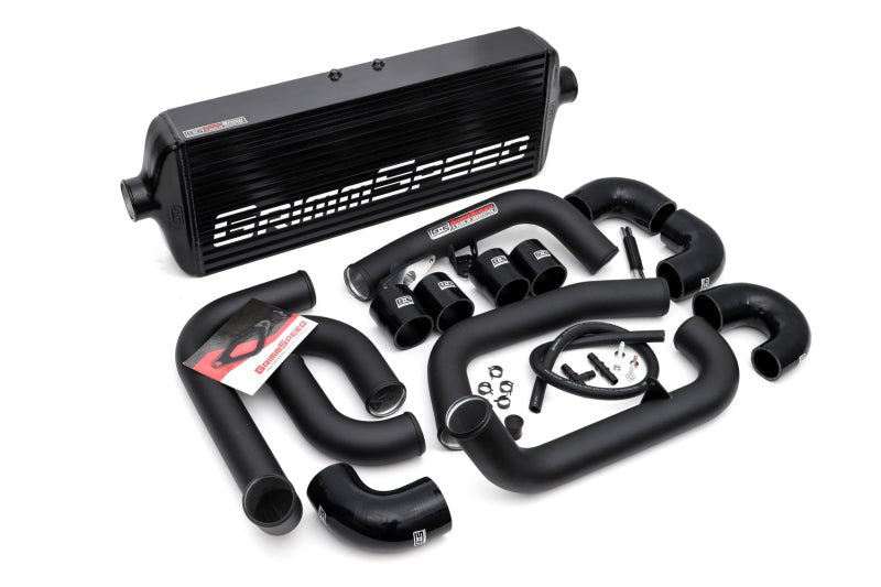 GrimmSpeed Front Mount Intercooler Kit - Black Subaru STI 2008-2014 | 090254 - JDMuscleIntercoolersgrm090254