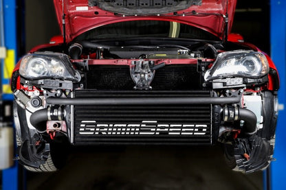GrimmSpeed Front Mount Intercooler Kit - Black Subaru STI 2008-2014 | 090254 - JDMuscleIntercoolersgrm090254