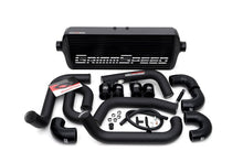 GrimmSpeed Front Mount Intercooler Kit - Black Subaru STI 2008-2014 | 090254 - JDMuscleIntercoolersgrm090254