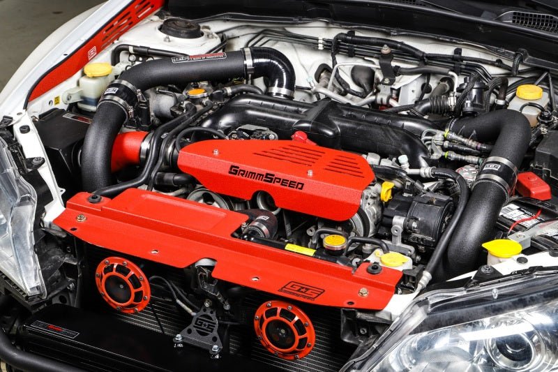 GrimmSpeed Front Mount Intercooler Kit - Black WRX 2008-2014 | 090252 - JDMuscleIntercoolersgrm090252