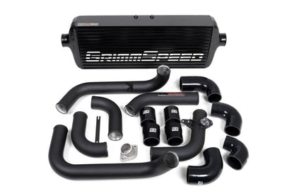 GrimmSpeed Front Mount Intercooler Kit - Black WRX 2008-2014 | 090252 - JDMuscleIntercoolersgrm090252