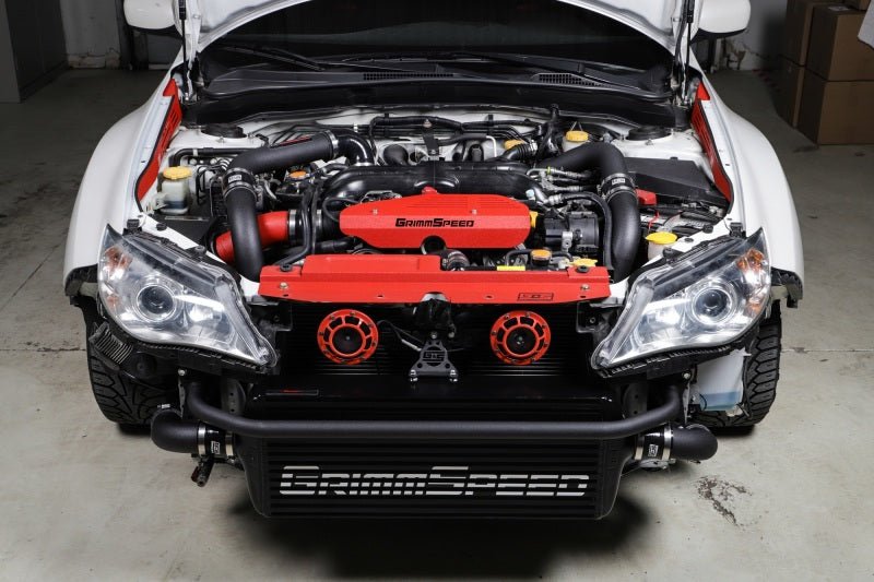 GrimmSpeed Front Mount Intercooler Kit - Black WRX 2008-2014 | 090252 - JDMuscleIntercoolersgrm090252
