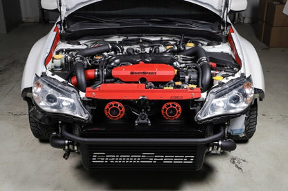 GrimmSpeed Front Mount Intercooler Kit - Black WRX 2008-2014 | 090252 - JDMuscleIntercoolersgrm090252
