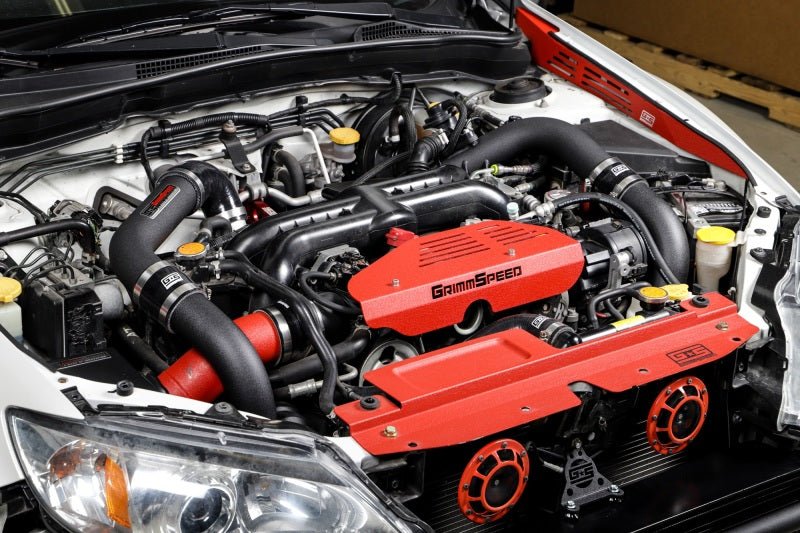 GrimmSpeed Front Mount Intercooler Kit - Black WRX 2008-2014 | 090252 - JDMuscleIntercoolersgrm090252