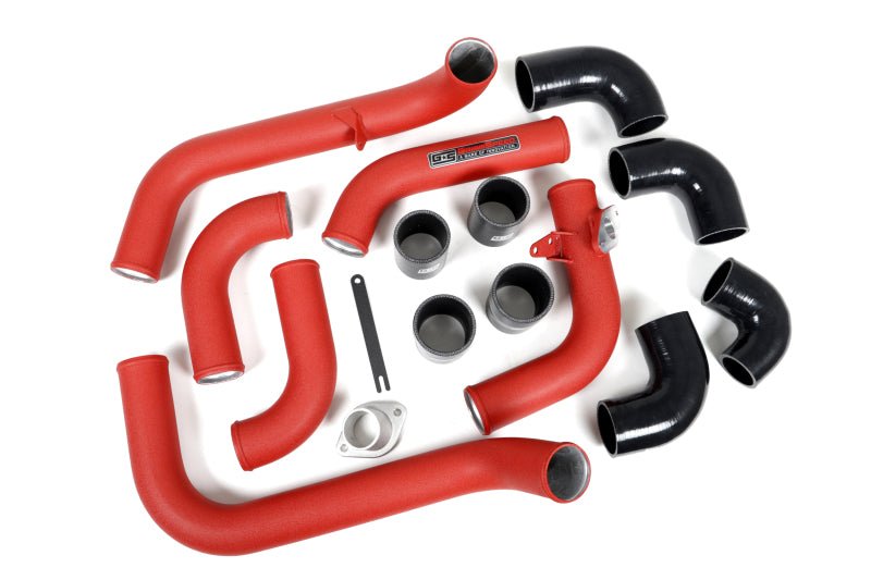 GrimmSpeed Front Mount Intercooler Kit Raw Core / Red Pipe 2008-2014 WRX | 090229 - JDMuscleIntercoolersgrm090229