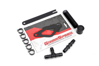 GrimmSpeed Front Mount Intercooler Kit - Red Subaru STI 2008-2014 | 090227 - JDMuscleIntercoolersgrm090227