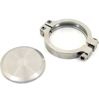 PLM Block Off Flange & Clamp For Tial 38mm MVS Wastegate EWG Universal | PLM-BO-FLANGE-38MM-TIAL-CLAMP