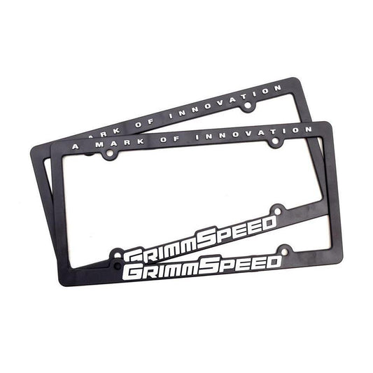 GrimmSpeed License Plate Frame (Pair) - Universal-111002-111002-License Plate Holders and Deletes-GrimmSpeed-JDMuscle