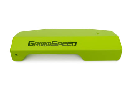 GrimmSpeed Pulley Cover - Neon Green Powdercoat WRX 2015+ | 099051 - JDMuscleAlternator Coversgrm099051