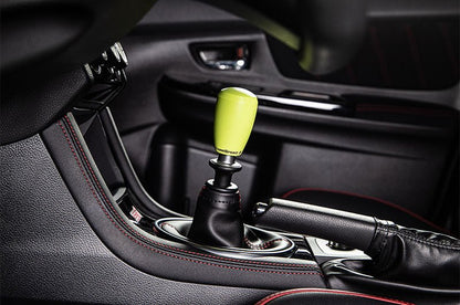 Grimmspeed Slender Stainless Steel Shift Knob w/ Neon Yellow Finish Most Subaru Models | 380004 - JDMuscleShift Knobsgrm380004