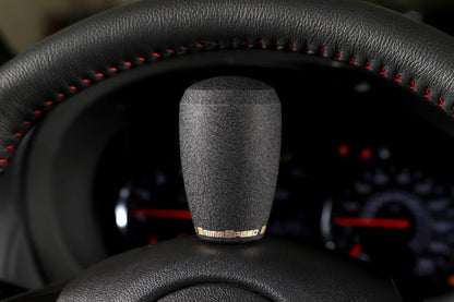 Grimmspeed Slender Stainless Steel Shift Knob w/ Wrinkle Black Finish Most Subaru Models | 380001 - JDMuscleShift Knobsgrm380001