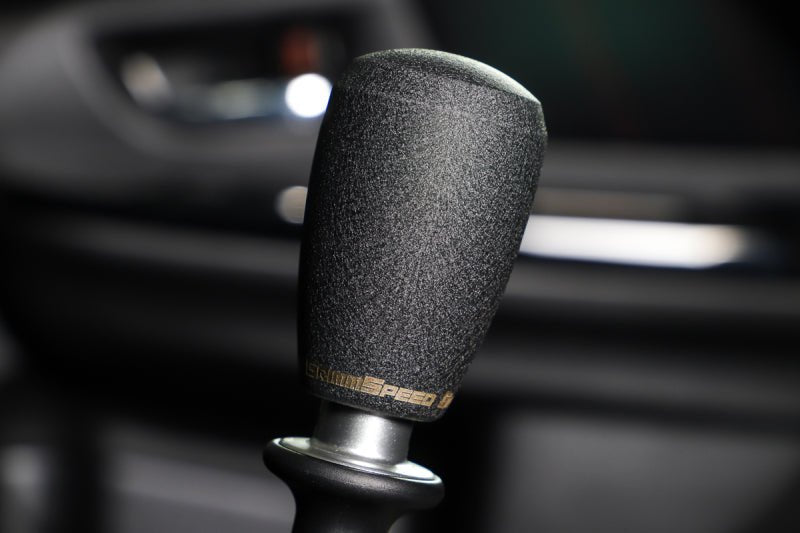 Grimmspeed Slender Stainless Steel Shift Knob w/ Wrinkle Black Finish Most Subaru Models | 380001 - JDMuscleShift Knobsgrm380001