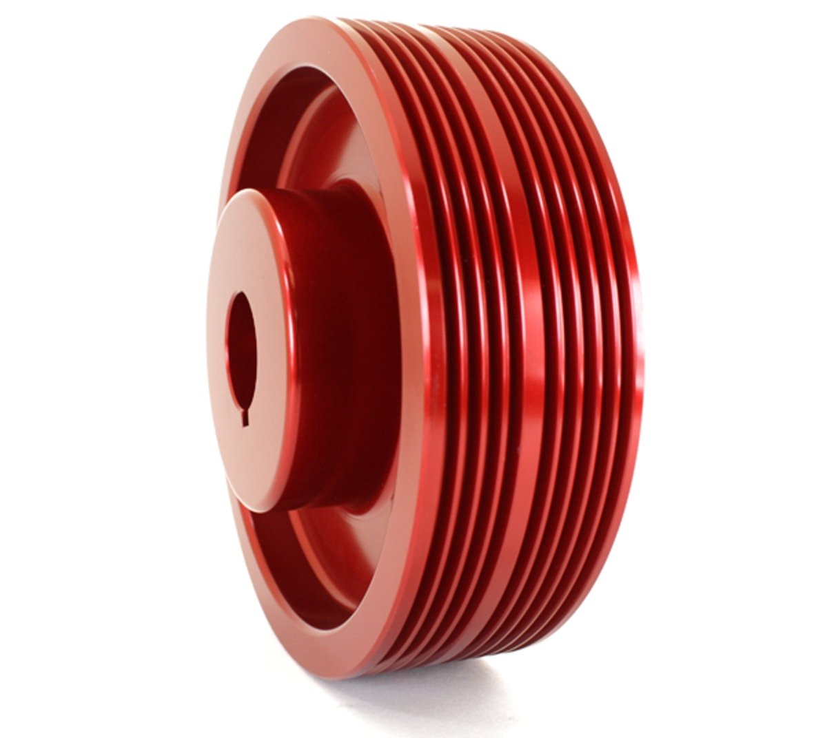 GrimmSpeed [Subaru Models inc. 02 - 14 WRX / 04 - 21 STI] Lightweight Crank Pulley Red | GRM095015R - JDMusclePulleysgrm095015R