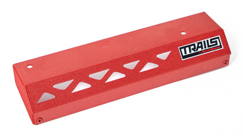 GrimmSpeed Trails Pulley Cover Red Subaru Crosstrek 2018+ | TBG114027.2 - JDMuscleAlternator CoversgrmTBG114027.2