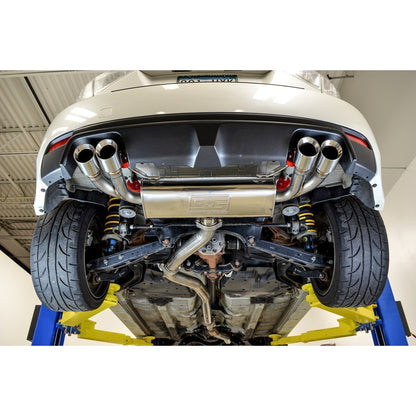 GrimmSpeed Un-Resonated Cat-Back w/ Quad-Tip Muffler | 2011-2018 Subaru WRX/STi Sedan (070048)-grm070048-070048-Cat Back Exhaust System-GrimmSpeed-JDMuscle