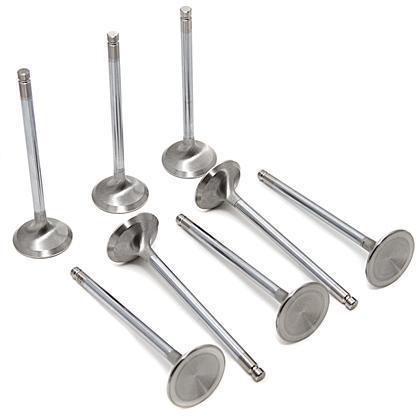GSC P-D Chrome Polished Exhaust Valve - 30mm Head | STD - Honda K Series Vtec | Set 8