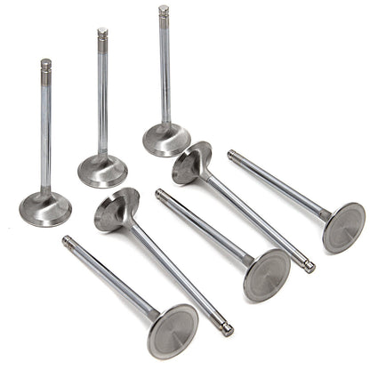 GSC P-D Chrome Polished Super Alloy Exhaust Valve - 30.5mm Head(STD) - SET 8 - 4G63T Evo1-9 / DSM-2005-8-Valves-GSC Power Division-JDMuscle