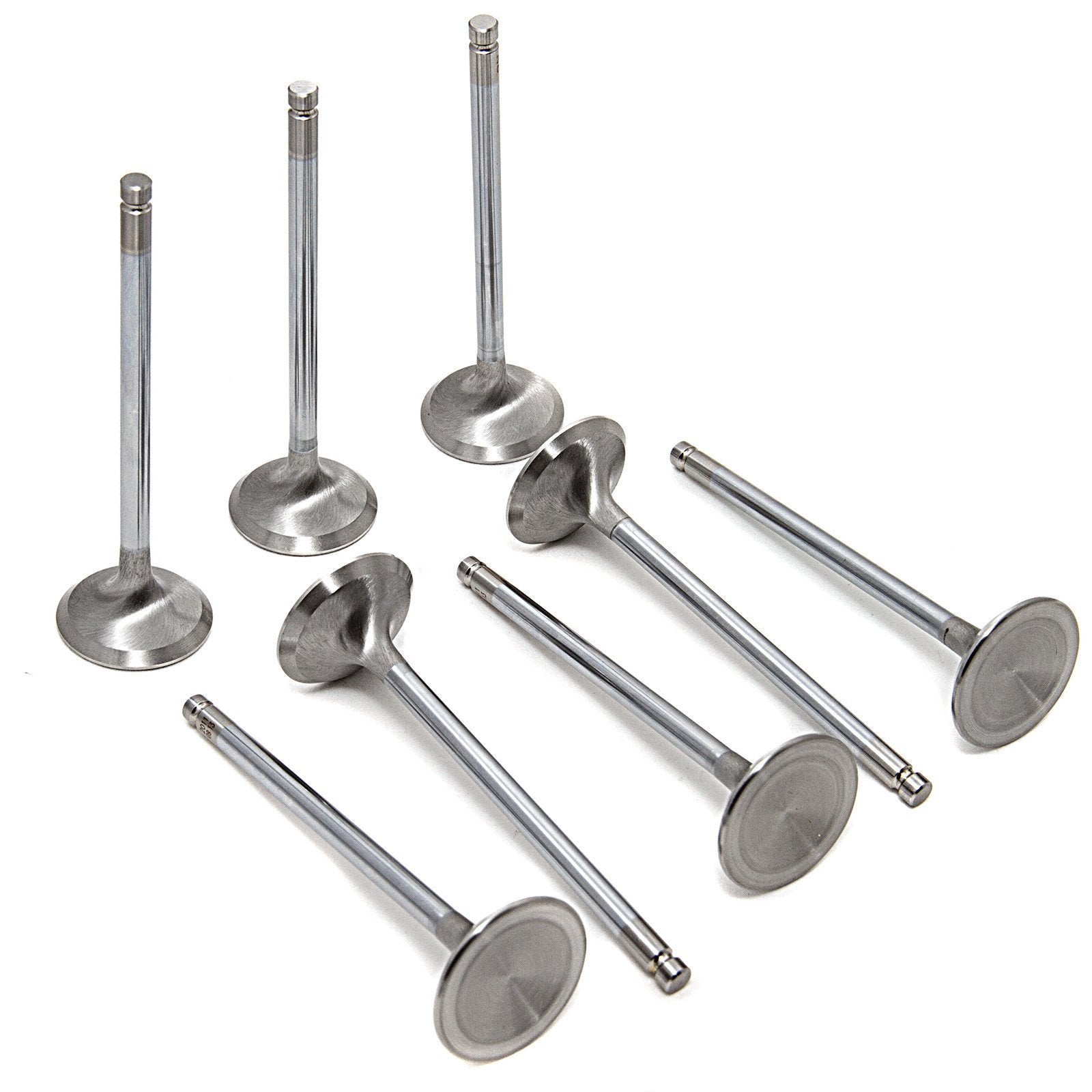 GSC P-D Chrome Polished Super Alloy Exhaust Valve - 31.5mm Head(+1mm) - SET 8 - 4G63T Evo1-9 / DSM-2007-8-Valves-GSC Power Division-JDMuscle