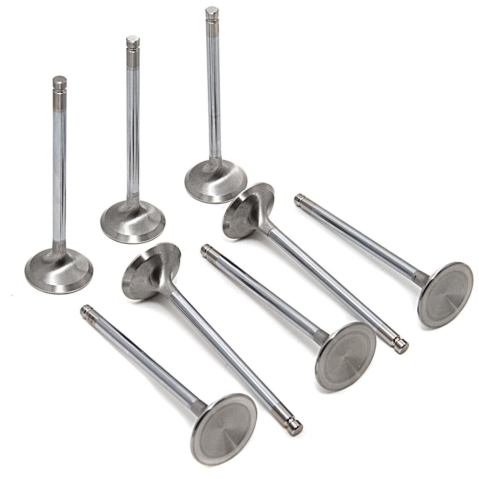 GSC P-D Super Alloy Chrome Polished Exhaust Valves - 30.0mm Head | +1mm - Set of 12 - Toyota 2JZ