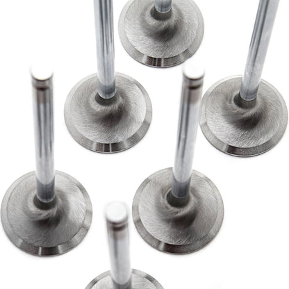 GSC P-D Super Alloy Chrome Polished Exhaust Valves - 30.0mm Head | +1mm - Set of 12 - Toyota 2JZ
