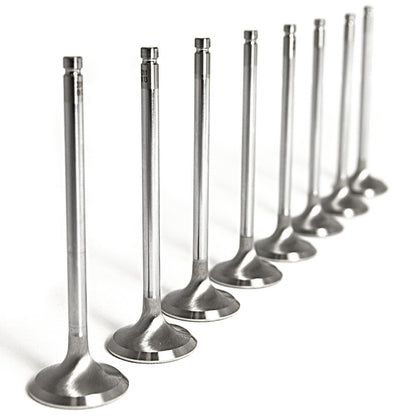 GSC P-D Super Alloy Chrome Polished Exhaust Valves - 30.0mm Head | +1mm - Set of 12 - Toyota 2JZ