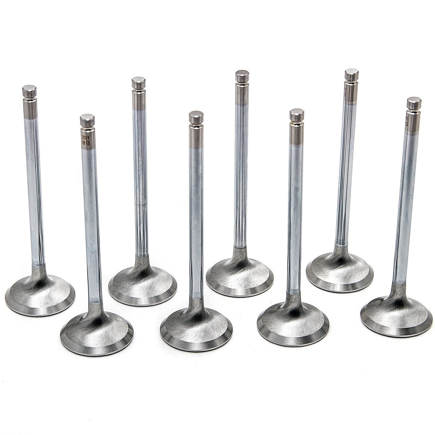 GSC P-D Super Alloy Chrome Polished Exhaust Valves - 30.0mm Head | +1mm - Set of 12 - Toyota 2JZ
