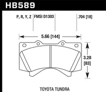 Hawk 08 - 10 Land Cruiser / 07 - 10 Tundra Super Duty Street Front Brake Pads | HB589P.704 - JDMuscleBrake PadshawkHB589P.704