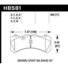 Hawk HPS Street Front Brake Pads - Nissan GT-R R35 2009+ | HB581F.660 - JDMuscleBrake PadshawkHB581F.660