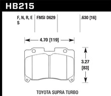 Hawk Performance Front TT HT-10 Race Brake Pads Toyota Supra 1995-1998 | HB215S.630 - JDMuscleBrake PadshawkHB215S.630