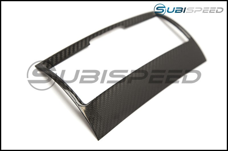 OLM S-LINE DRY CARBON FIBER CENTER AC VENT COVER 2015 Subaru WRX & STI | AC-WRX14-DCF