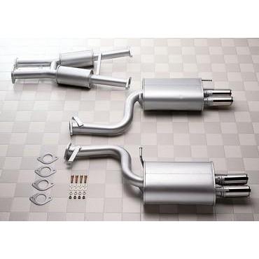 HKS Cat Back Exhaust Toyota Supra Turbo 1987-1992 (LET-T16)-hksLET-T16-LET-T16-Cat Back Exhaust System-HKS-JDMuscle