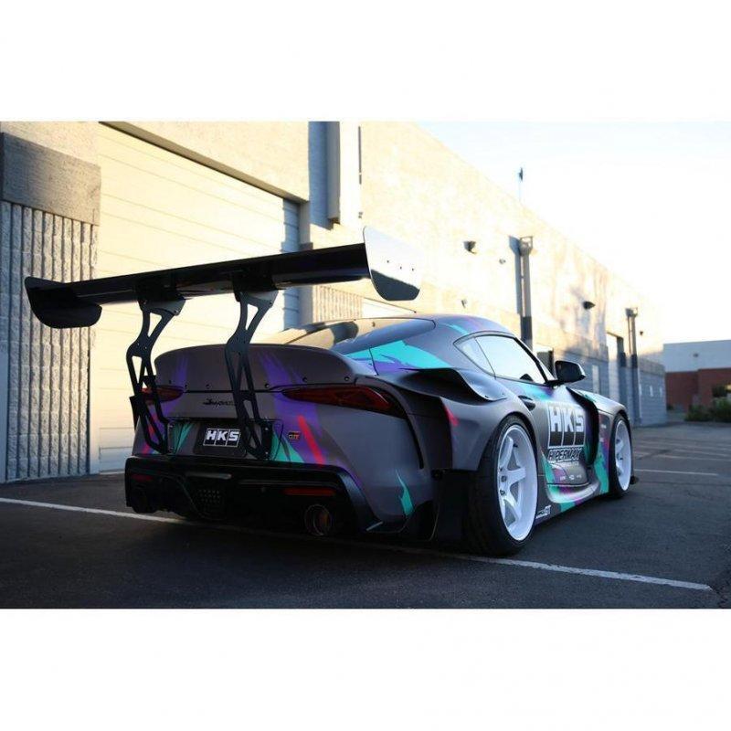 HKS FRP GT Wing Toyota Supra 2020+ (53004-AT013)-hks53004-AT013-53004-AT013-Spoilers and Wings-HKS-JDMuscle