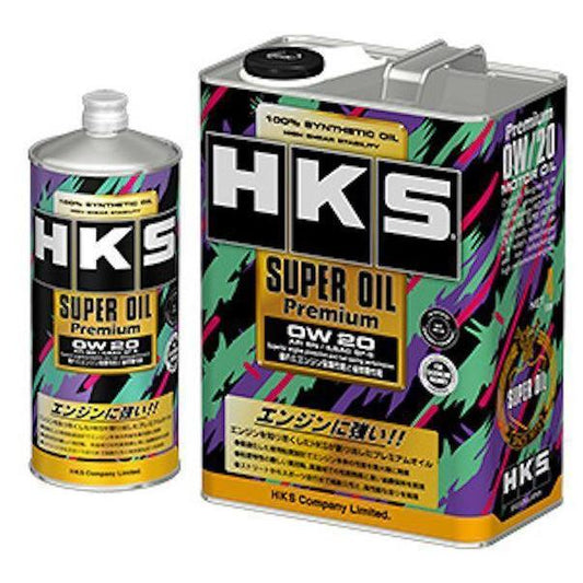 HKS Super Engine Oil Premium API SN 100% SYNTHETIC 0W 20(1L) - Universal (52001-AK138)-hks52001-AK138-52001-AK138-Engine Oil-HKS-JDMuscle