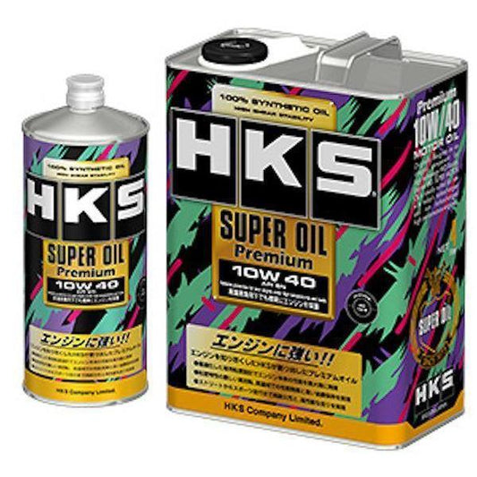 HKS Super Engine Oil Premium API SN 100% SYNTHETIC 10W 40(1L) - Universal (52001-AK136)-hks52001-AK136-52001-AK136-Engine Oil-HKS-JDMuscle