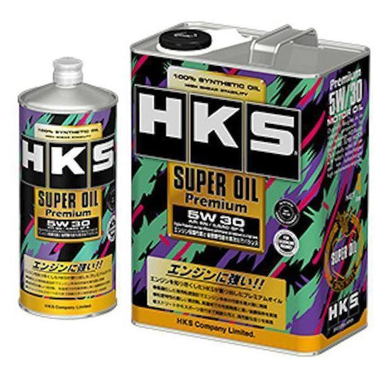 HKS Super Engine Oil Premium API SN 100% SYNTHETIC 5W 30 (1L) - Universal (52001-AK137)-hks52001-AK137-52001-AK137-Engine Oil-HKS-JDMuscle