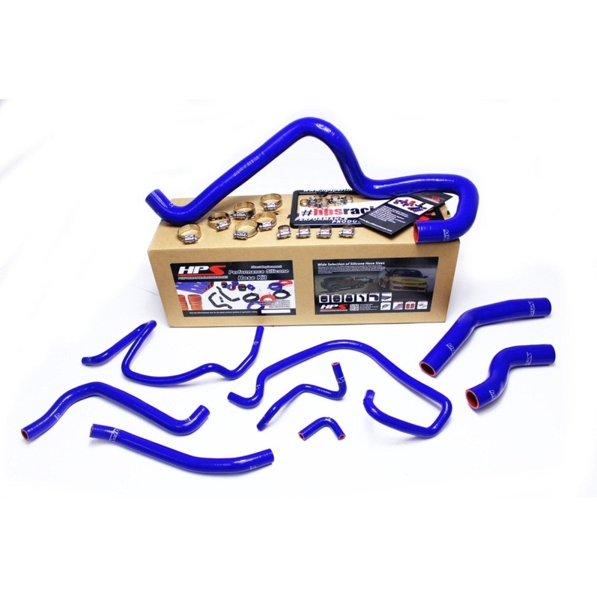 HPS Mazda 06-14 Miata 2.0L High Temp Reinforced Silicone Radiator Hose Kit Coolant OEM Replacement - Blue - JDMuscleRadiator HosesHPS-57-1423BLUE