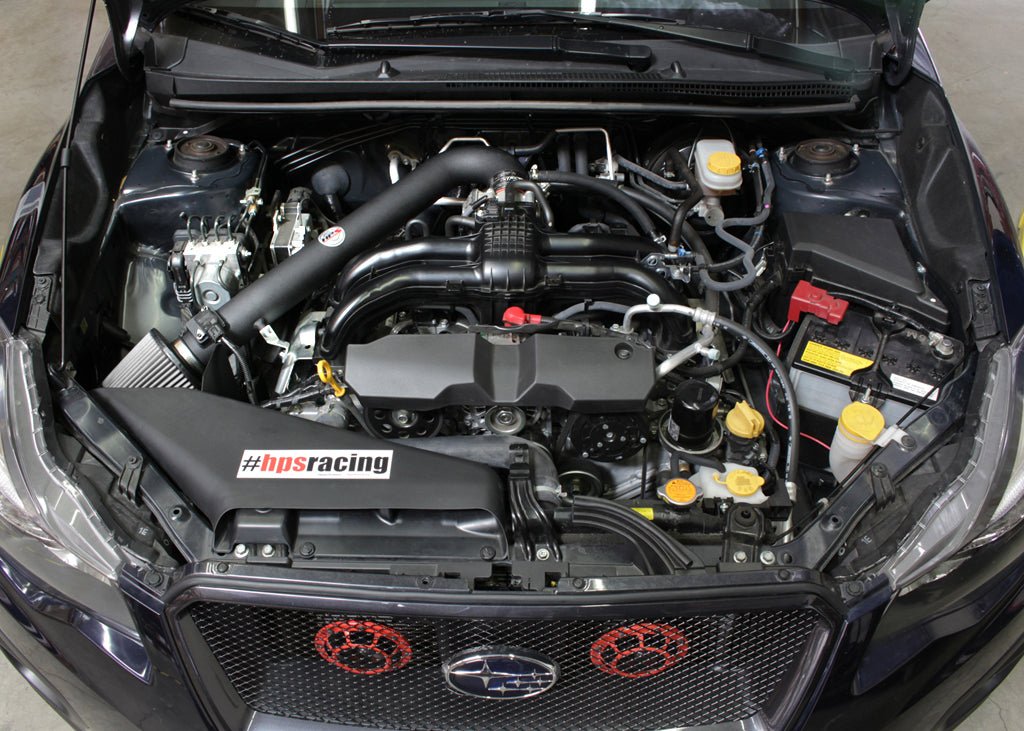 HPS Performance Shortram Air Intake Kit | Black - Subaru Legacy 2.5L Non Turbo | 2012 - 2017 Includes Heat Shield - JDMuscleAir Intake Kit827-563WB