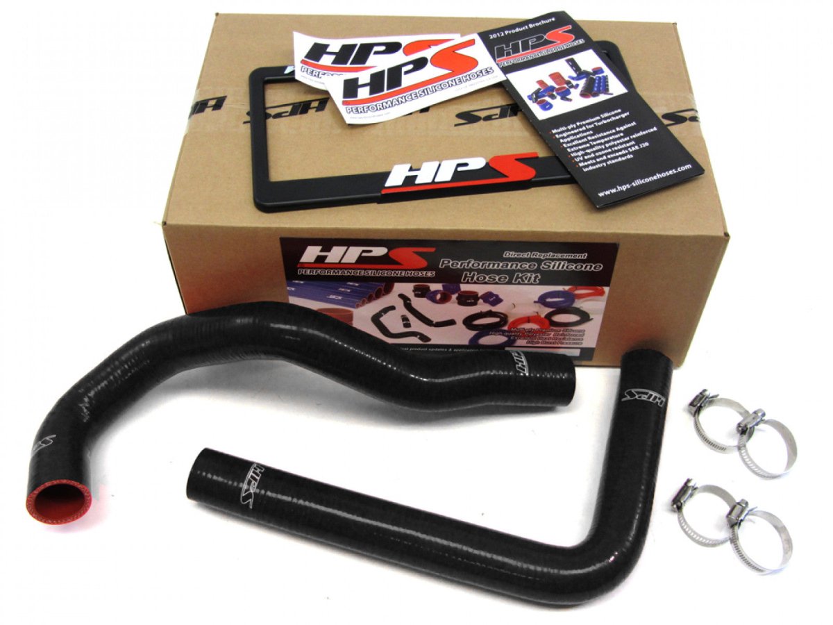 HPS Silicone Radiator Coolant Hose Kit Black Lexus SC300 1992-1999 / Toyota Supra Turbo 1JZGTE/2JZGTE 1986-1998 | 57-1067-BLK-3 - JDMuscleRadiator HosesHPS-57-1067-BLK-3