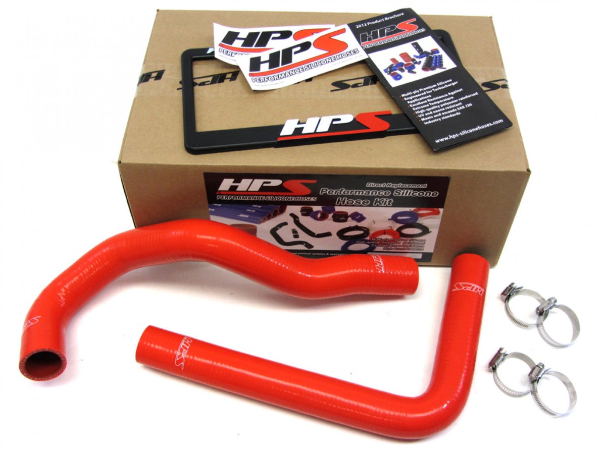 HPS Silicone Radiator Coolant Hose Kit Red Lexus SC300 1992-1999 / Toyota Supra Turbo 1JZGTE/2JZGTE 1986-1998 | 57-1067-RED-3 - JDMuscleRadiator HosesHPS-57-1067-RED-3