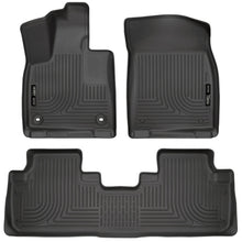 Husky Liners 16 - 22 RX350 / 18 - 21 RX350L / 16 - 21 RX450h / 18 - 21 RX450hL Front & 2nd Seat Floor Liners Black Weatherbeater | 99651 - JDMuscleFloor Matshsl99651