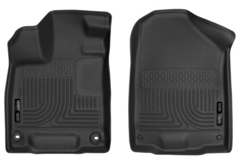 Husky Liners 19 - 22 Passport / 16 - 22 Pilot X - act Contour Series Front Floor Liners Black | 55491 - JDMuscleFloor Matshsl55491