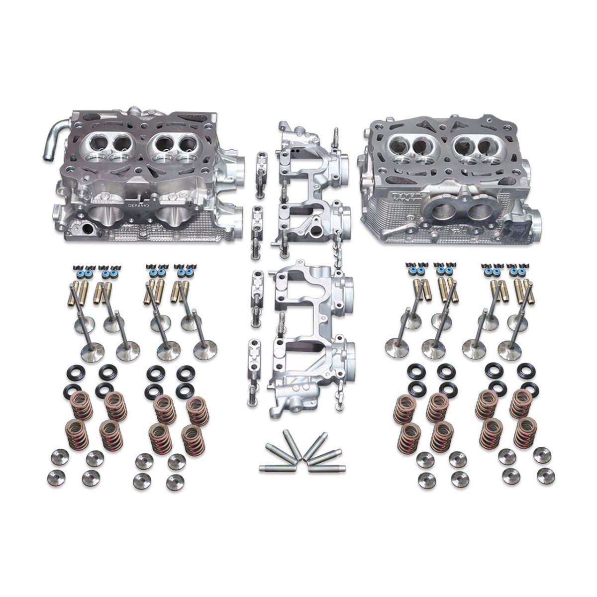 IAG 02 - 14 WRX, 04 - 21 STI, 05 - 09 LGT, 04 - 13 FXT 1150 CNC Ported Drag Cylinder Heads Package | IAG - ENG - H115NE - JDMuscleFabricationIAG-ENG-H115NE