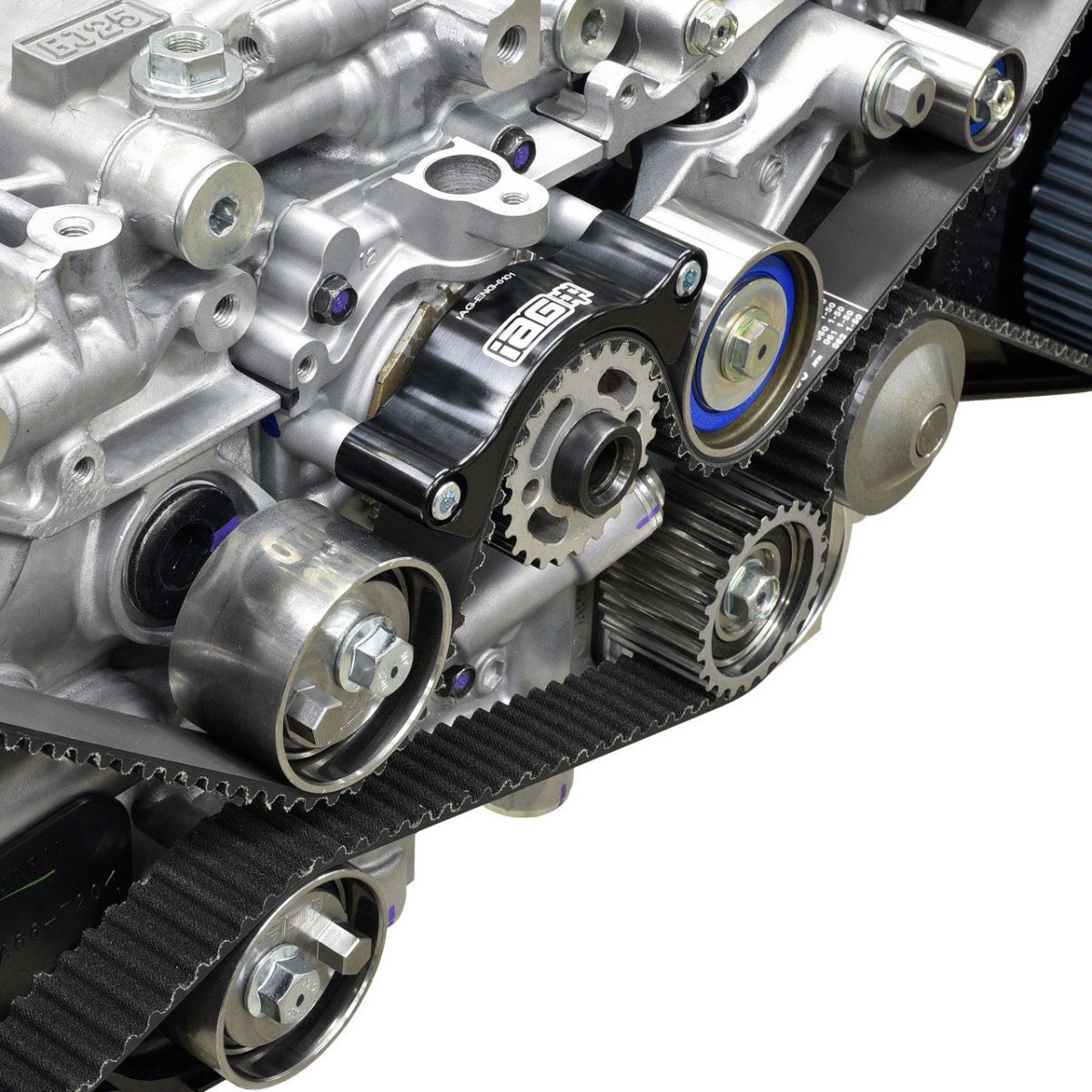 IAG 02 - 14 WRX/04 - 21 STI Timing Belt Kit with IAG Black Racing Belt, Timing Guide, Adjustable Idlers & Tensioner | IAG - ENG - 5132BK - JDMuscleTiming Belt ComponentsIAG-ENG-5132BK