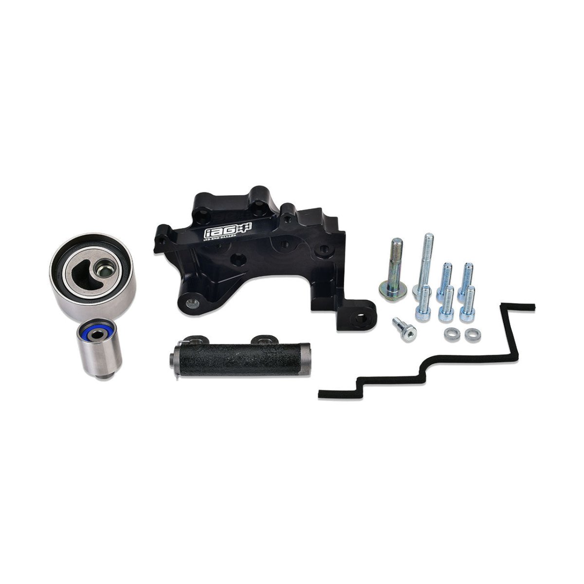 IAG 02 - 14 WRX/04 - 21 STI/04 - 13 FXT/05 - 12 LGT Timing Guide, Comp Tensioner & Red Racing Timing Belt Kit | IAG - ENG - 5130 - JDMuscleTiming Belt ComponentsIAG-ENG-5130