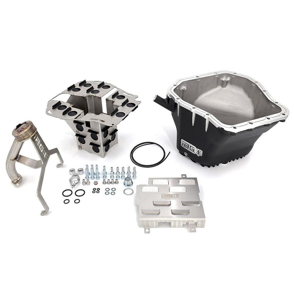 IAG EJ Competition Oil Pan Package for 02 - 14 WRX / 04 - 21 STI / 05 - 09 LGT / 04 - 13 FXT | IAG - ENG - 2202 - JDMuscleOil PansIAG-ENG-2202SL-2Black