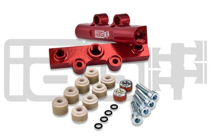 IAG Performance [02 - 14 WRX / 07 - 21 STI / 08 - 12 LGT / 06 - 13 FXT] V3 Top Feed Fuel Rails Black | IAG - AFD - 2102 - JDMuscleFuel RailsIAG-AFD-2102RDRed Finish