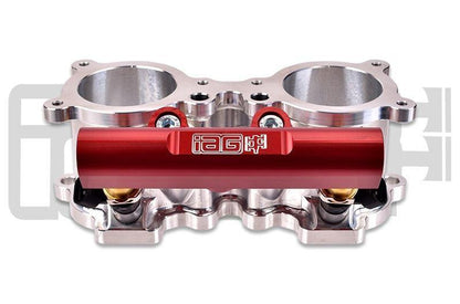 IAG Performance [02 - 14 WRX / 07 - 21 STI / 08 - 12 LGT / 06 - 13 FXT] V3 Top Feed Fuel Rails Black | IAG - AFD - 2102 - JDMuscleFuel RailsIAG-AFD-2102RDRed Finish
