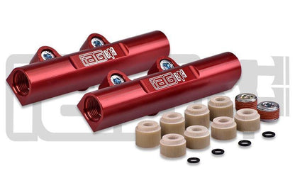 IAG Performance [02 - 14 WRX / 07 - 21 STI / 08 - 12 LGT / 06 - 13 FXT] V3 Top Feed Fuel Rails Black | IAG - AFD - 2102 - JDMuscleFuel RailsIAG-AFD-2102RDRed Finish