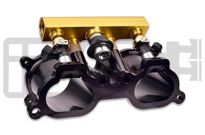 IAG Performance [02 - 14 WRX / 07 - 21 STI / 08 - 12 LGT / 06 - 13 FXT] V3 Top Feed Fuel Rails Black | IAG - AFD - 2102 - JDMuscleFuel RailsIAG-AFD-2102GDGold Finish
